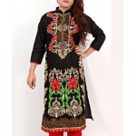 Black Embroidered Stylish Design Ladeis suit AKG-081
